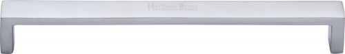 Click Here To Enlarge This Photo Of C4520 192-SC Heritage Brass Cabinet Pull Wide Metro Design 192mm ctc Satin Chrome Finish