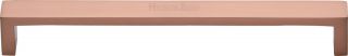C4520 192-SRG Heritage Brass Cabinet Pull Wide Metro Design 192mm ctc Satin Rose Gold Finish