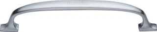 C7213 160-SC Heritage Brass Cabinet Pull Durham Design 160mm ctc Satin Chrome Finish