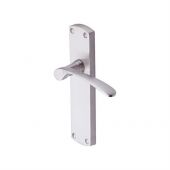 DIP7810-SN Heritage Brass Door Handle Lever Latch Diplomat Design Satin Nickel Finish