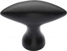 FB112 50 M.Marcus Black Iron Rustic Cabinet Knob Elliptic Design 50mm