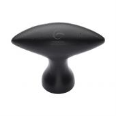 FB112 75 M.Marcus Black Iron Rustic Cabinet Knob Elliptic Design 75mm