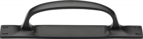 Click Here To Enlarge This Photo Of FB1142 228 M.Marcus Black Iron Rustic Cabinet Pull Handle on Plate 228mm