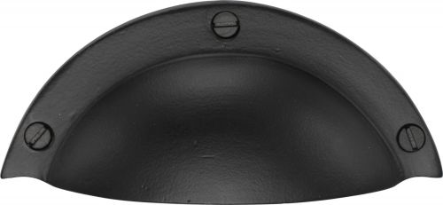 Click Here To Enlarge This Photo Of FB1700 M.Marcus Black Iron Rustic Traditional Cabinet Drawer Pull