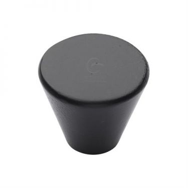 Click Here To Enlarge This Photo Of FB3189 38 M.Marcus Black Iron Rustic Cabinet Knob Round Cone Design 38mm