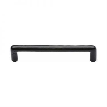 Click Here To Enlarge This Photo Of FB331 128 M.Marcus Black Iron Rustic Cabinet Pull Round Design 128mm ctc