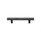 FB3425 128 M.Marcus Black Iron Rustic Cabinet Pull Textured Design 128mm ctc