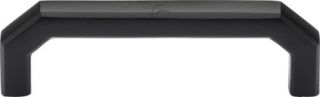 FB3465 128 M.Marcus Black Iron Rustic Cabinet Pull Angular Design 128mm ctc