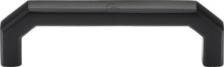FB3465 96 M.Marcus Black Iron Rustic Cabinet Pull Angular Design 96mm ctc