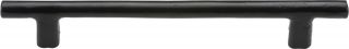 FB361 192 M.Marcus Black Iron Rustic Cabinet Pull Round Bar Design 192mm ctc