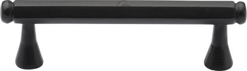 Click Here To Enlarge This Photo Of FB371 96 M.Marcus Black Iron Rustic Cabinet Pull Hexagon Design 96mm ctc