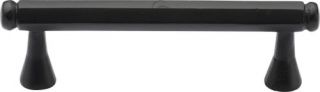 FB371 96 M.Marcus Black Iron Rustic Cabinet Pull Hexagon Design 96mm ctc