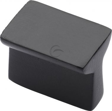 Click Here To Enlarge This Photo Of FB3895 M.Marcus Black Iron Rustic Cabinet Knob Anvil Design 32mm