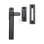 FB684 MP/HP M.Marcus Black Iron Rustic Weather Stripped Casement Window Fastener