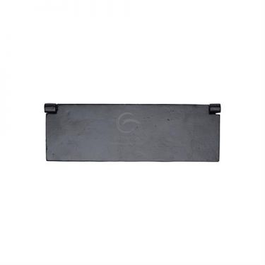 Click Here To Enlarge This Photo Of FB862 270 M.Marcus Black Iron Rustic Interior Letterflap 270mm x 88mm