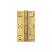 HG99-110-NB Heritage Brass Cabinet Hinge Brass 1 ½" Natural Brass Finish