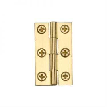 Click Here To Enlarge This Photo Of HG99-110-PB Heritage Brass Cabinet Hinge Brass 1 ½" Polished Brass Finish