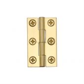 HG99-110-PB Heritage Brass Cabinet Hinge Brass 1 ½" Polished Brass Finish