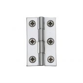 HG99-110-PC Heritage Brass Cabinet Hinge Brass 1 ½" Polished Chrome Finish