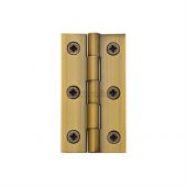 HG99-120-AT Heritage Brass Hinge Brass 2 ½" x 1 ⅜" Antique Brass Finish