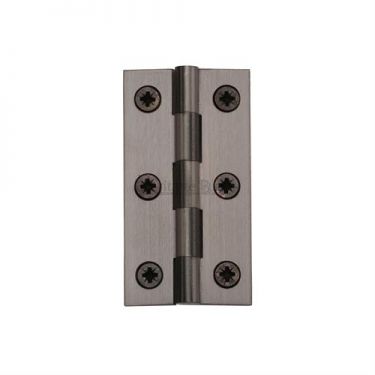Click Here To Enlarge This Photo Of HG99-120-MB Heritage Brass Hinge Brass 2 ½" x 1 ⅜" Matt Bronze Finish
