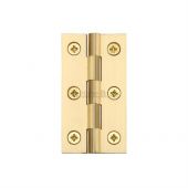 HG99-120-SB Heritage Brass Hinge Brass 2 ½" x 1 ⅜" Satin Brass Finish