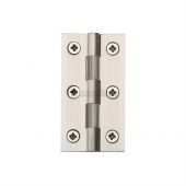 HG99-120-SN Heritage Brass Hinge Brass 2 ½" x 1 ⅜" Satin Nickel Finish