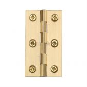 HG99-125-SB Heritage Brass Hinge Brass 3" x 1 ⅝" Satin Brass Finish