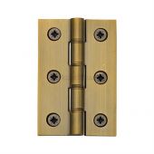 HG99-345-AT Heritage Brass Hinge Brass with Phosphor Washers 3" x 2" Antique Brass Finish