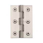 HG99-345-SN Heritage Brass Hinge Brass with Phosphor Washers 3" x 2" Satin Nickel Finish