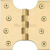 HG99-385-SB Heritage Brass Parliament Hinge Brass 4" x 2" x 4" Satin Brass Finish