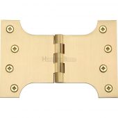 HG99-395-SB Heritage Brass Parliament Hinge Brass 4" x 4" x 6" Satin Brass Finish