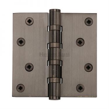 Click Here To Enlarge This Photo Of HG99-405-MB Heritage Brass Ball Bearing Hinge 4" x 4" Matt Bronze Finish
