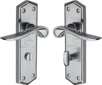 PR2430-AP M.Marcus Project Hardware Door Handle Bathroom Set Chester Design Apollo Finish