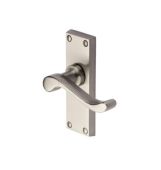 PR610-SN M.Marcus Project Hardware Door Handle Lever Latch Malvern Short Design Satin Nickel Finish