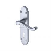 PR500-SC M.Marcus Project Hardware Door Handle Lever Lock Milton Design Satin Chrome Finish