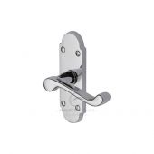 PR505-PC M.Marcus Project Hardware Door Handle Lever Latch Milton Short Design Polished Chrome Finish