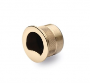 RD373-PB M.Marcus Sliding Door Finger Pull Polished Brass