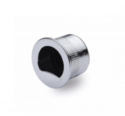 Click Here To Enlarge This Photo Of RD373-PC M.Marcus Sliding Door Finger Pull Polished Chrome