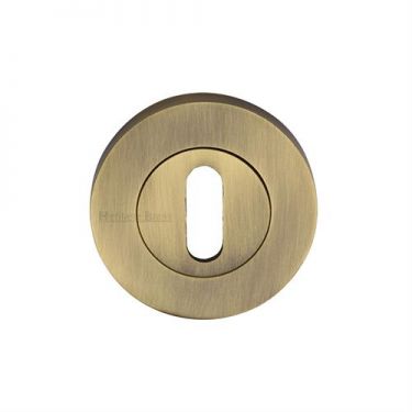Click Here To Enlarge This Photo Of RS2000-AT Heritage Brass Key Escutcheon Antique Brass Finish