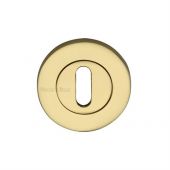 RS2000-PB Heritage Brass Key Escutcheon Polished Brass Finish