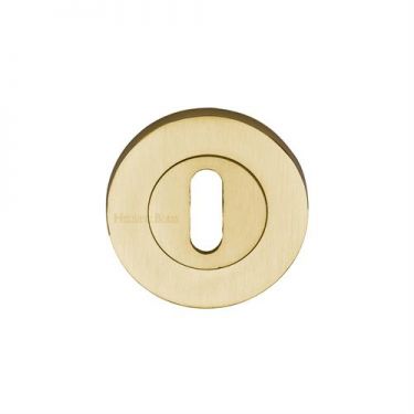 Click Here To Enlarge This Photo Of RS2000-SB Heritage Brass Key Escutcheon Satin Brass Finish