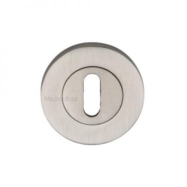 Click Here To Enlarge This Photo Of RS2000-SN Heritage Brass Key Escutcheon Satin Nickel Finish