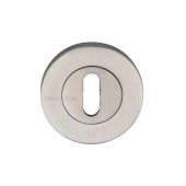 RS2000-SN Heritage Brass Key Escutcheon Satin Nickel Finish