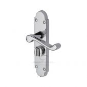 PR525-PC M.Marcus Project Hardware Door Handle For Privacy Set Milton Short Design Polished Chrome Finish