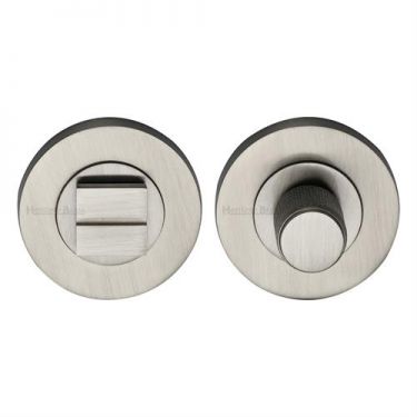 Click Here To Enlarge This Photo Of RS2030K-SN Heritage Brass Thumbturn & Emergency Release Satin Nickel Finish
