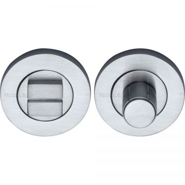 Click Here To Enlarge This Photo Of RS2030-SC Heritage Brass Thumbturn & Emergency Release Satin Chrome Finish