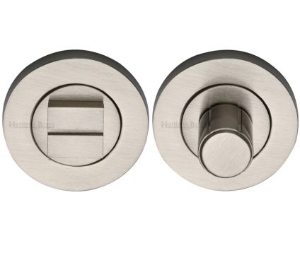 Click Here To Enlarge This Photo Of RS2030-SN Heritage Brass Thumbturn & Emergency Release Satin Nickel Finish
