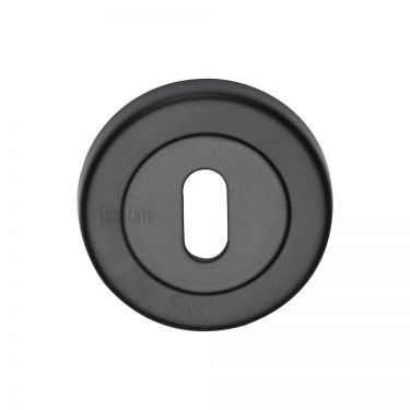 Click Here To Enlarge This Photo Of SC-0191-BLK M.Marcus Sorrento Keyhole Escutcheon Matt Black Finish