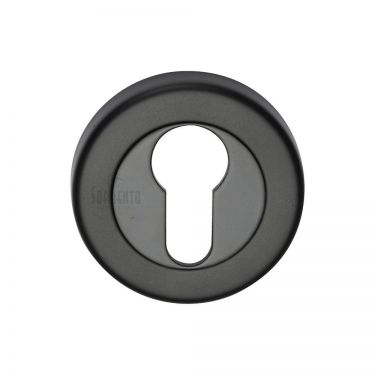 Click Here To Enlarge This Photo Of SC-0192-BLK M.Marcus Sorrento Euro Profile Cylinder Escutcheon Matt Black Finish